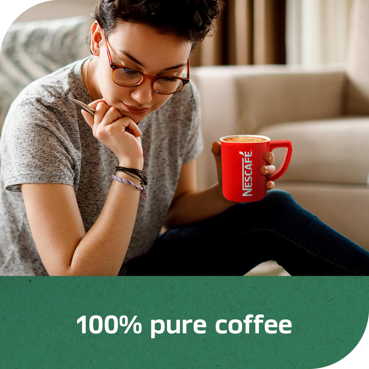 Dark Roast Instant Coffee 7 oz Jar V894