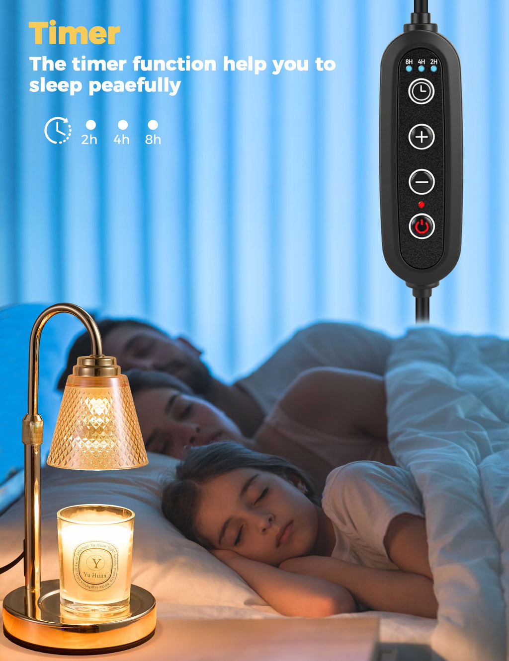 Candle Warmer Lamp with Timer Y406057