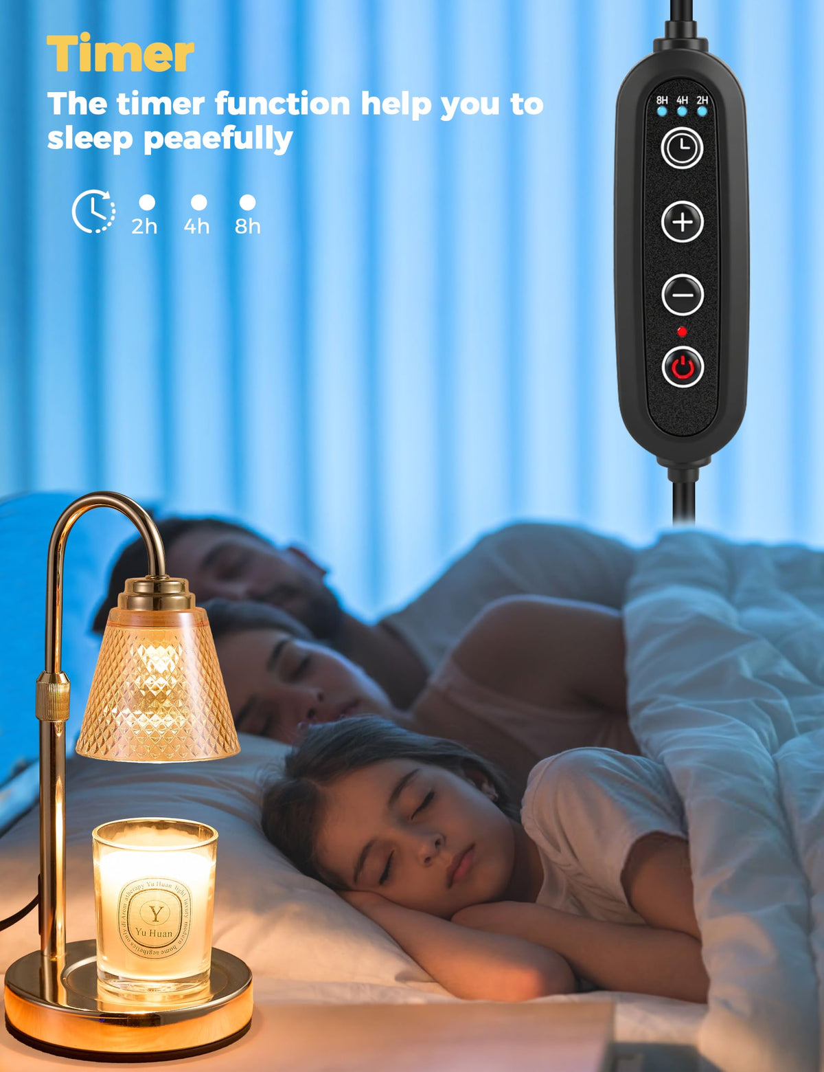 Candle Warmer Lamp with Timer Y406057