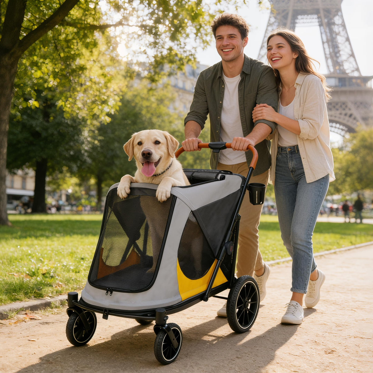 Large Dog Stroller with Dual Entry D115819