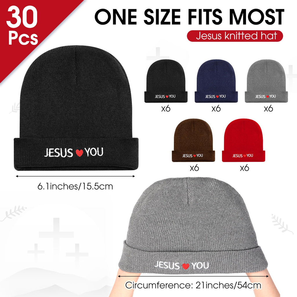 30 Pack Winter Beanie Hats I886107