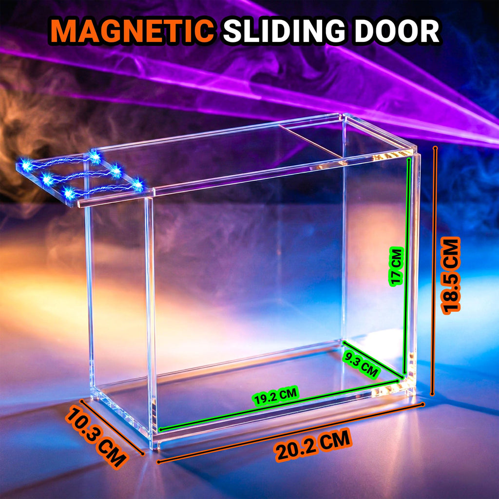 2 Pack Acrylic Case Stackable Magnetic Protector for ETB Storage H856