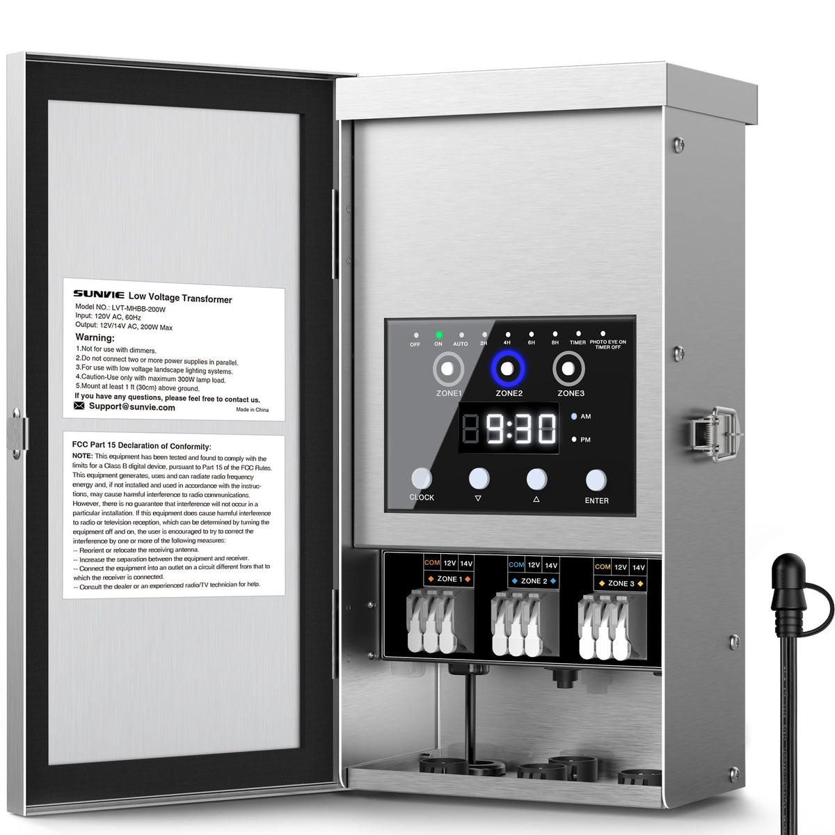 200W Low Voltage Transformer with 3 Zone X313864