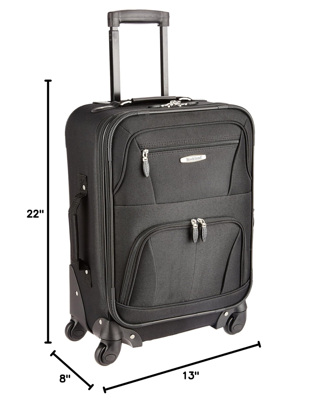 Black Expandable Spinner Carry-on 19" Y392033