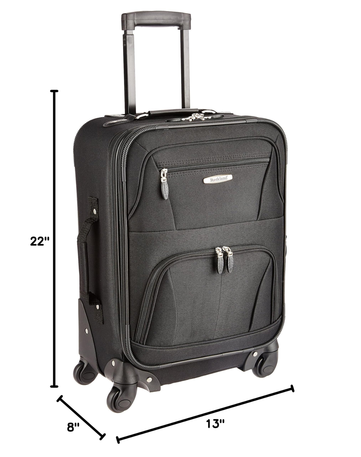 Black Expandable Spinner Carry-on 19" Y392033