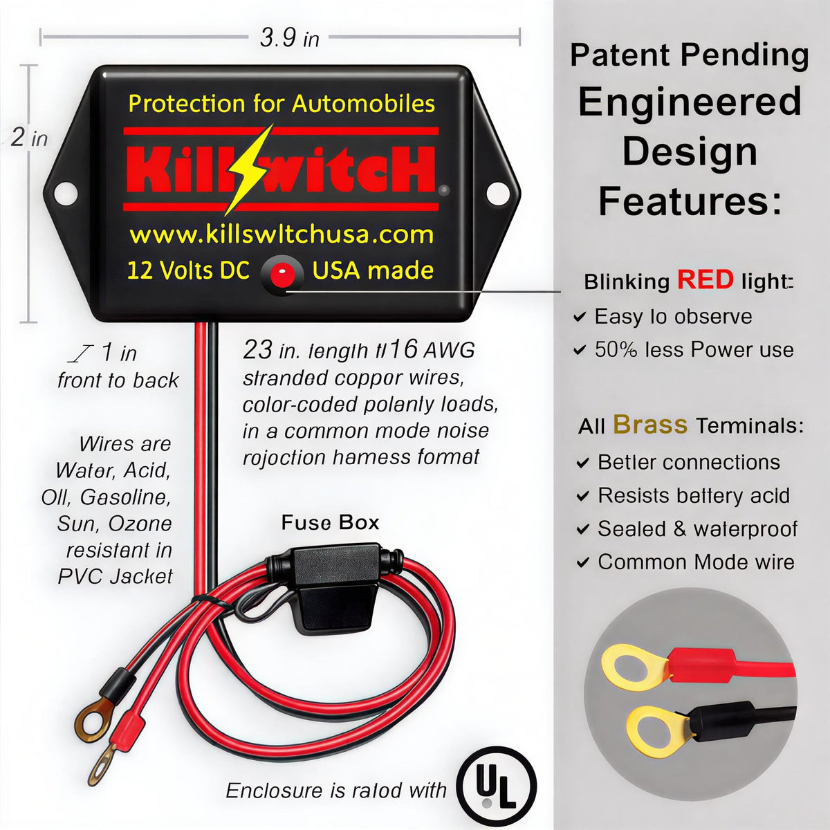 12V DC EMP Shield for Vehicles A12298