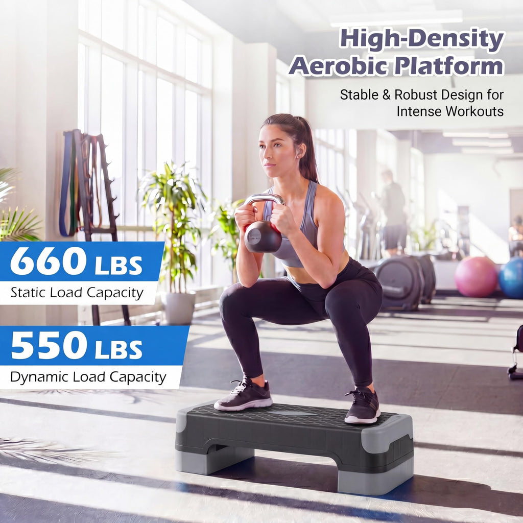Adjustable 5 in 1 Aerobic Step Platform D113