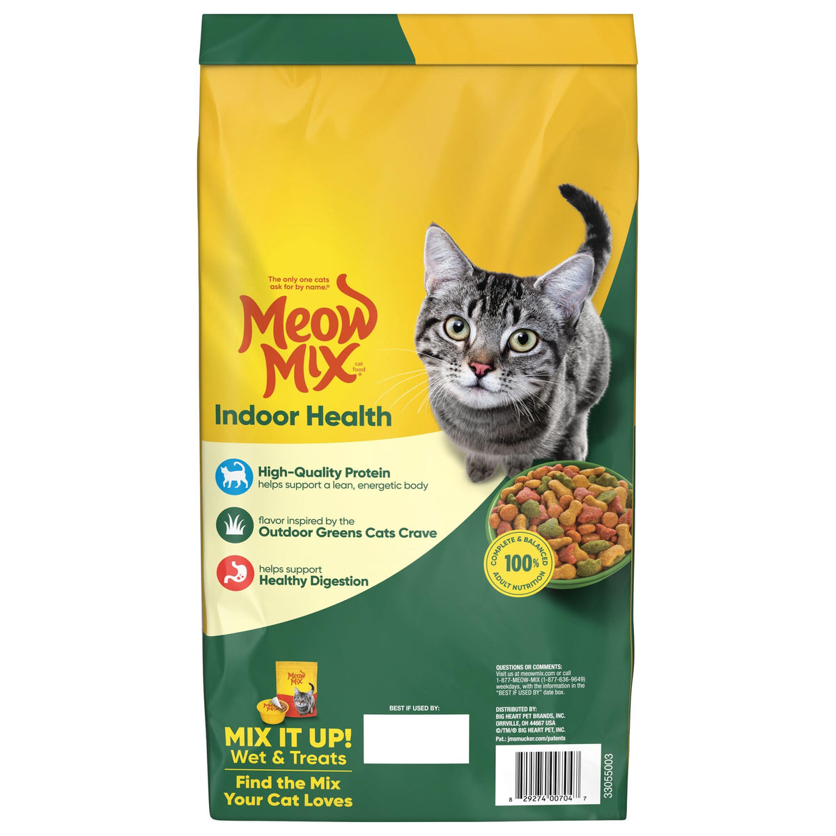 Indoor Health Dry Cat Food 6.3 Pound Bag X8748
