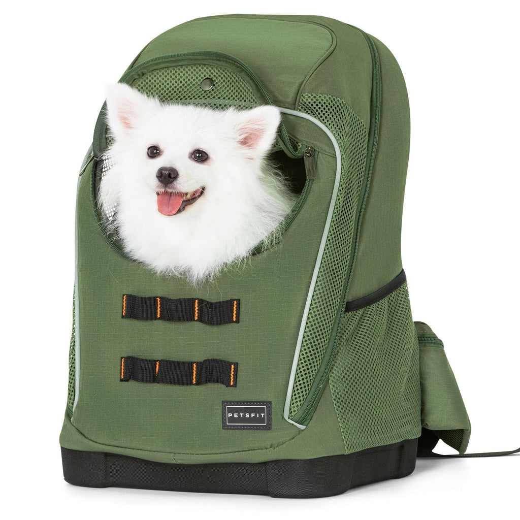 Green Pet Dog Carrier Backpack with Large Ventilations R22121