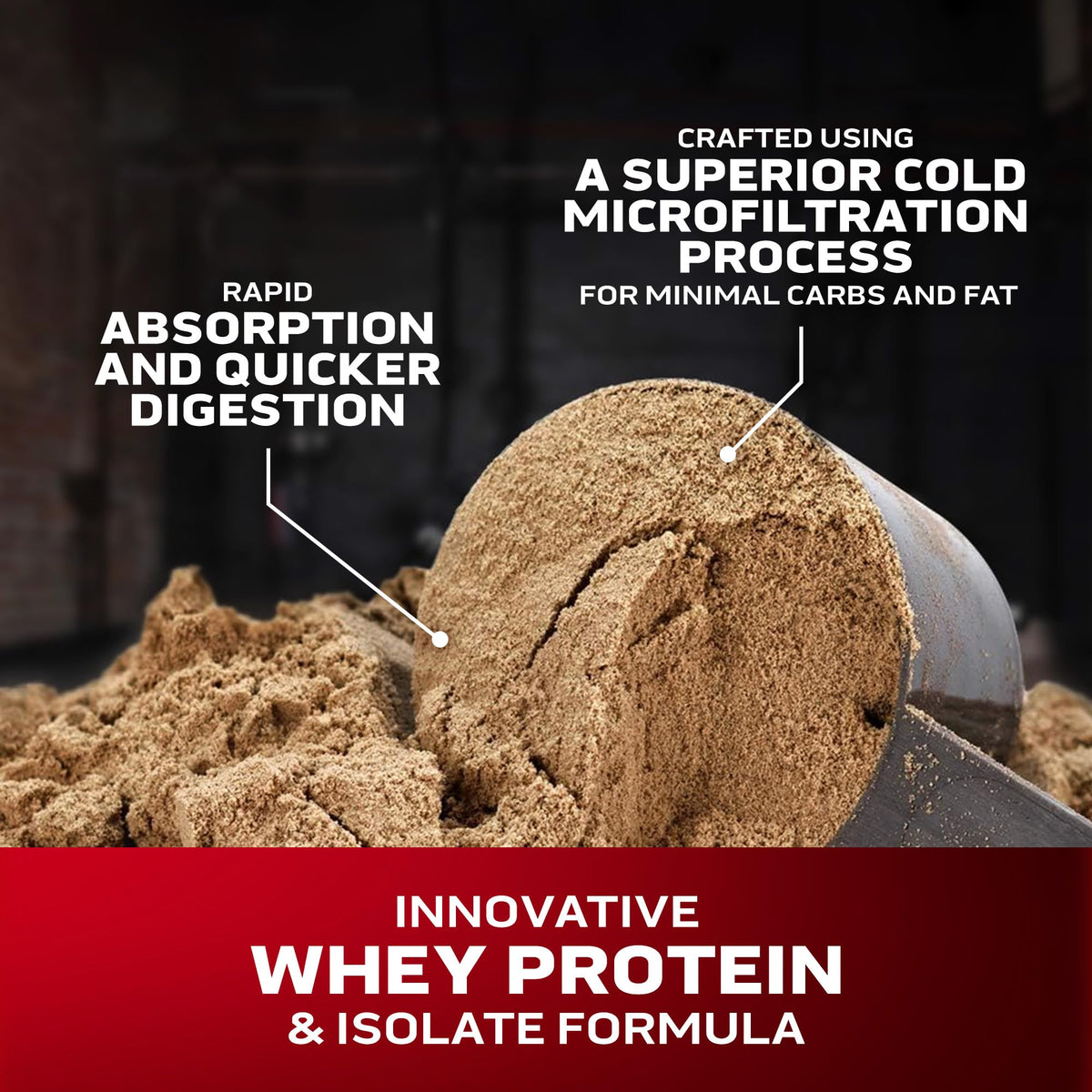 Whey Protein Powder Vanilla Cream 5LB Q322