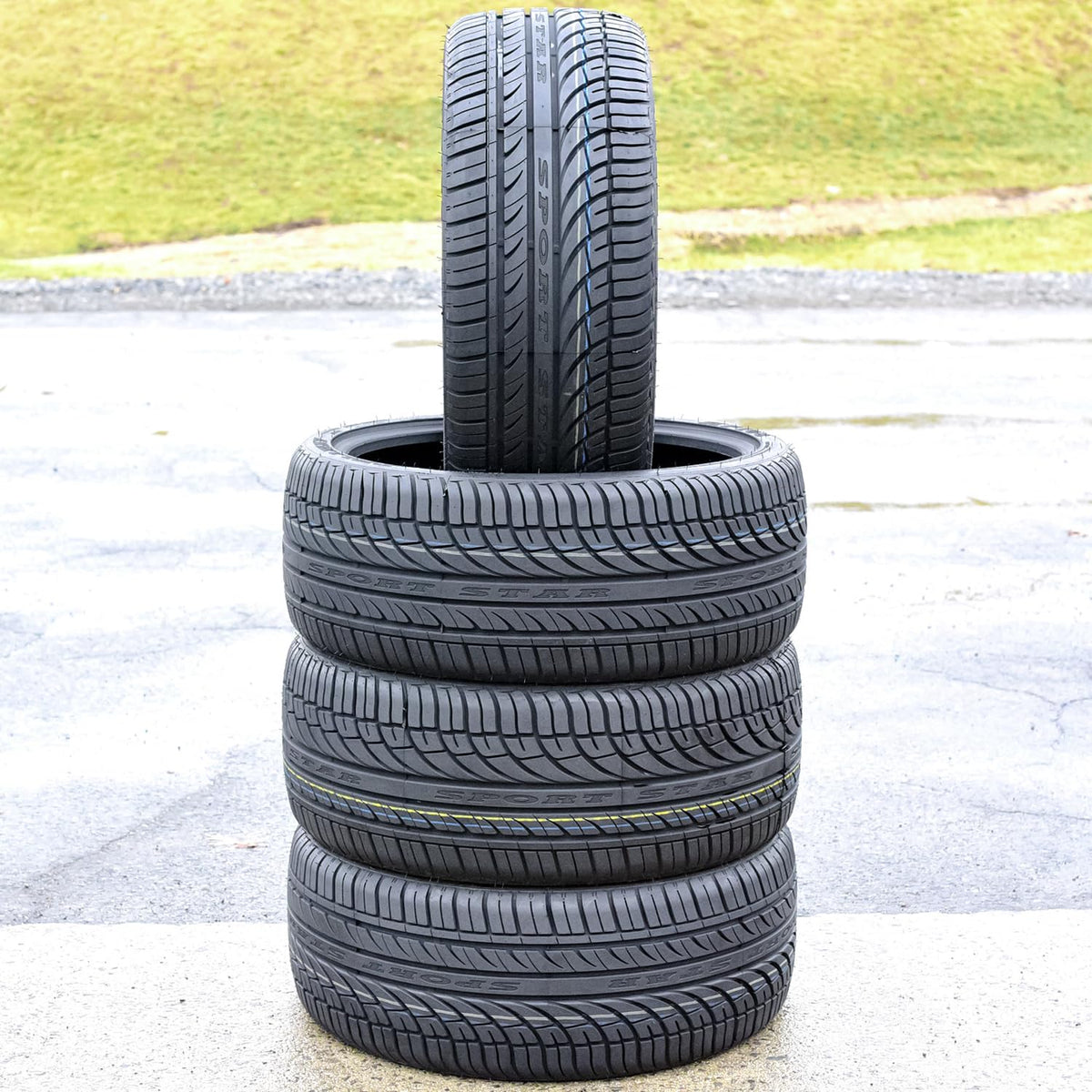 Set of 4 All-Season Passenger Car High Performance Radial Tires 235/45R18 98W R60786