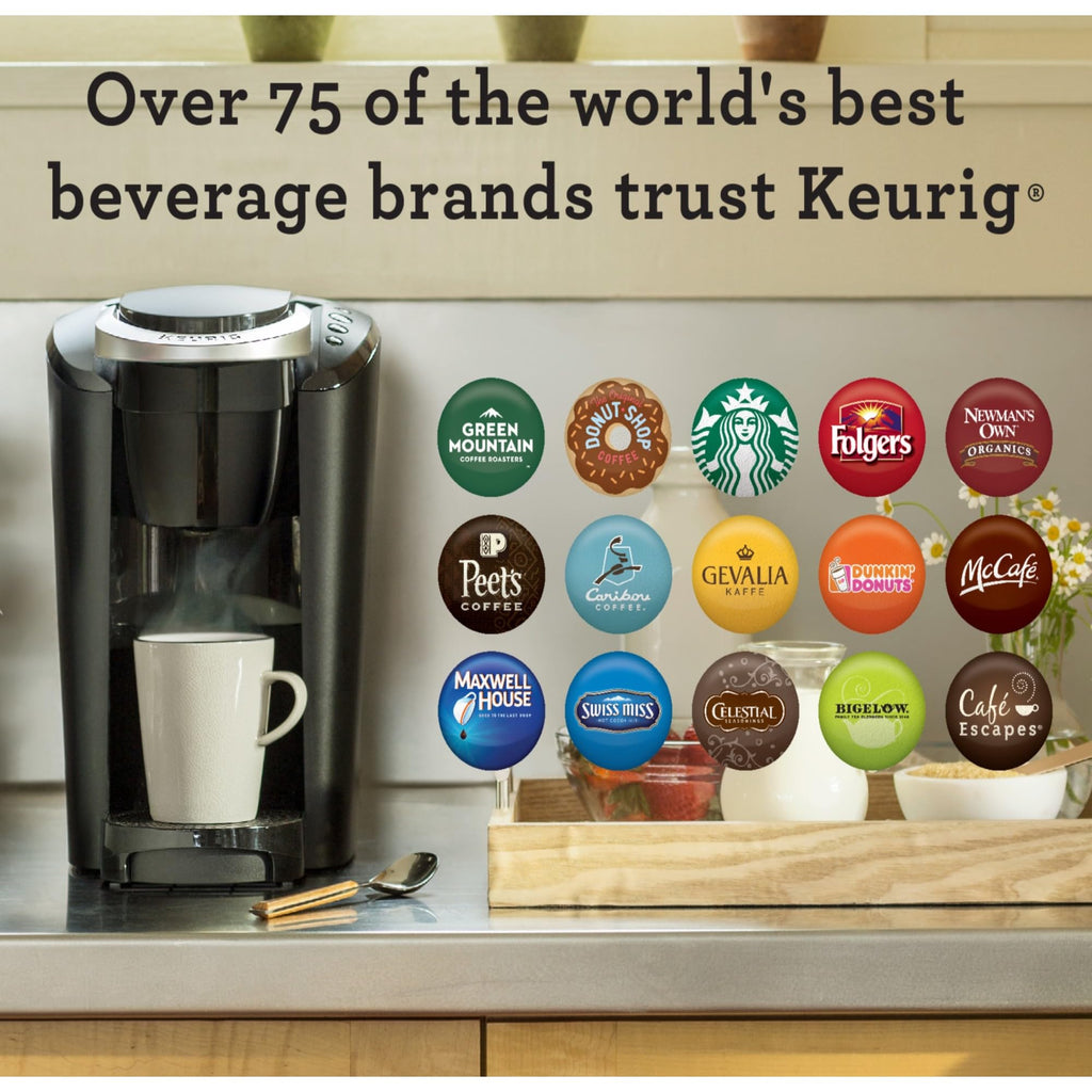 Black Single-Serve Coffee Maker with 3 Brew Sizes C49006