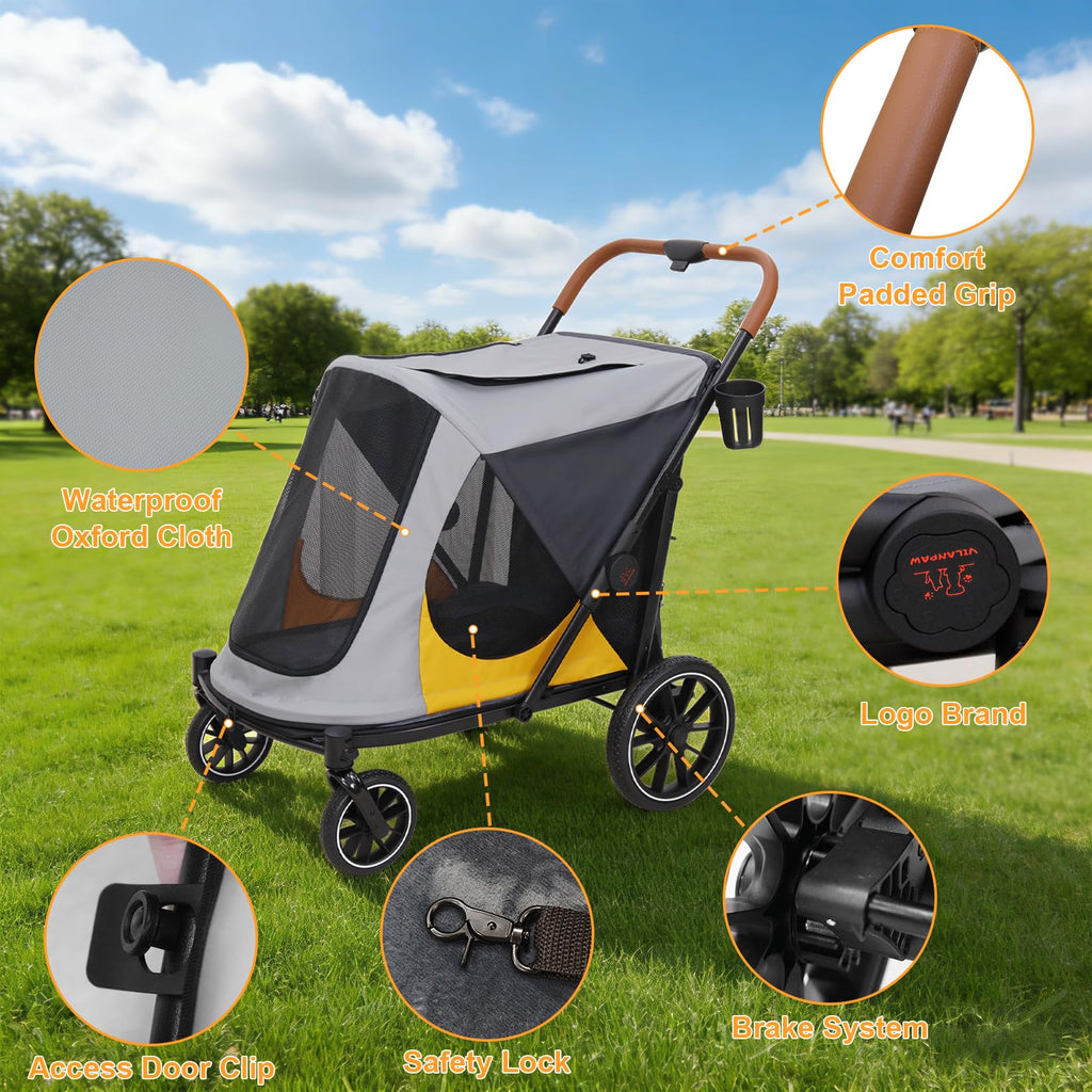 Large Dog Stroller with Dual Entry D115819