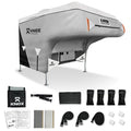 RV Truck Camper Cover with Ladder Cover and Gutter Cover I833308