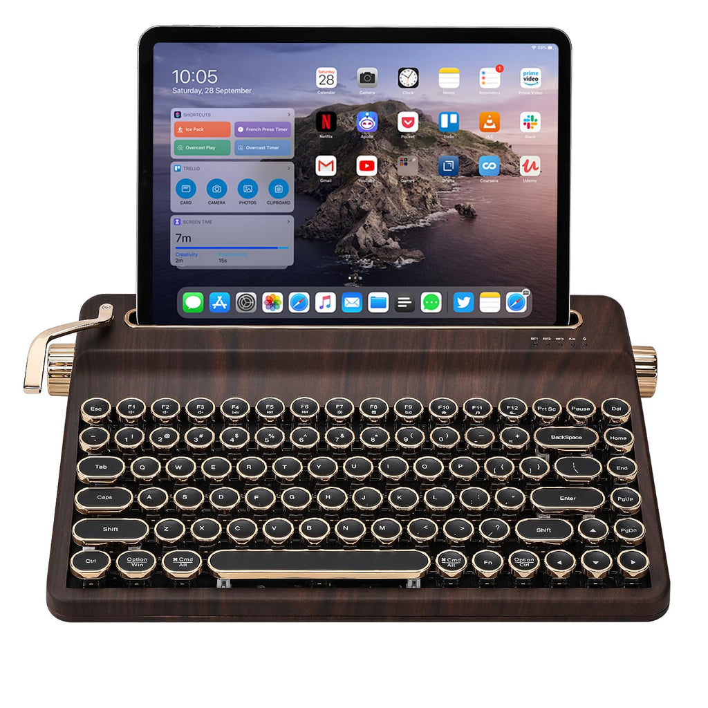 Wood Hot Swap RGB Keyboard Q8071