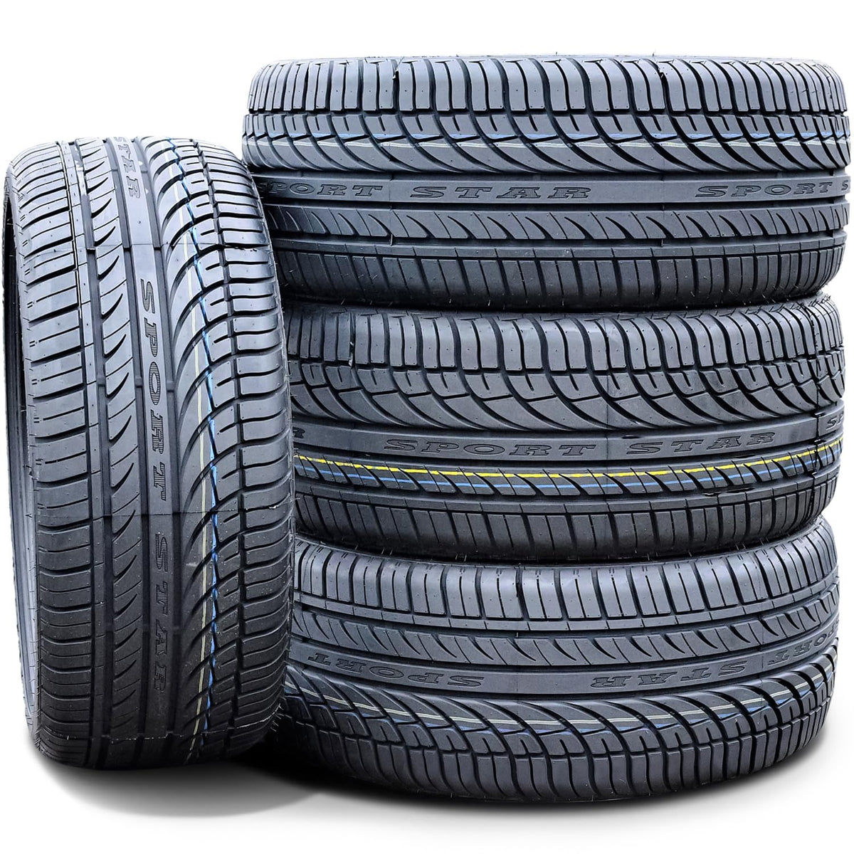 Set of 4 All-Season Passenger Car High Performance Radial Tires 235/45R18 98W R60786