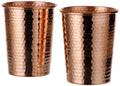 Set of 2 Hammered Copper Cups 18 Ounces S46003