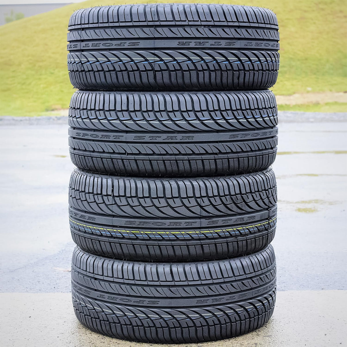 Set of 4 All-Season Passenger Car High Performance Radial Tires 235/45R18 98W R60786