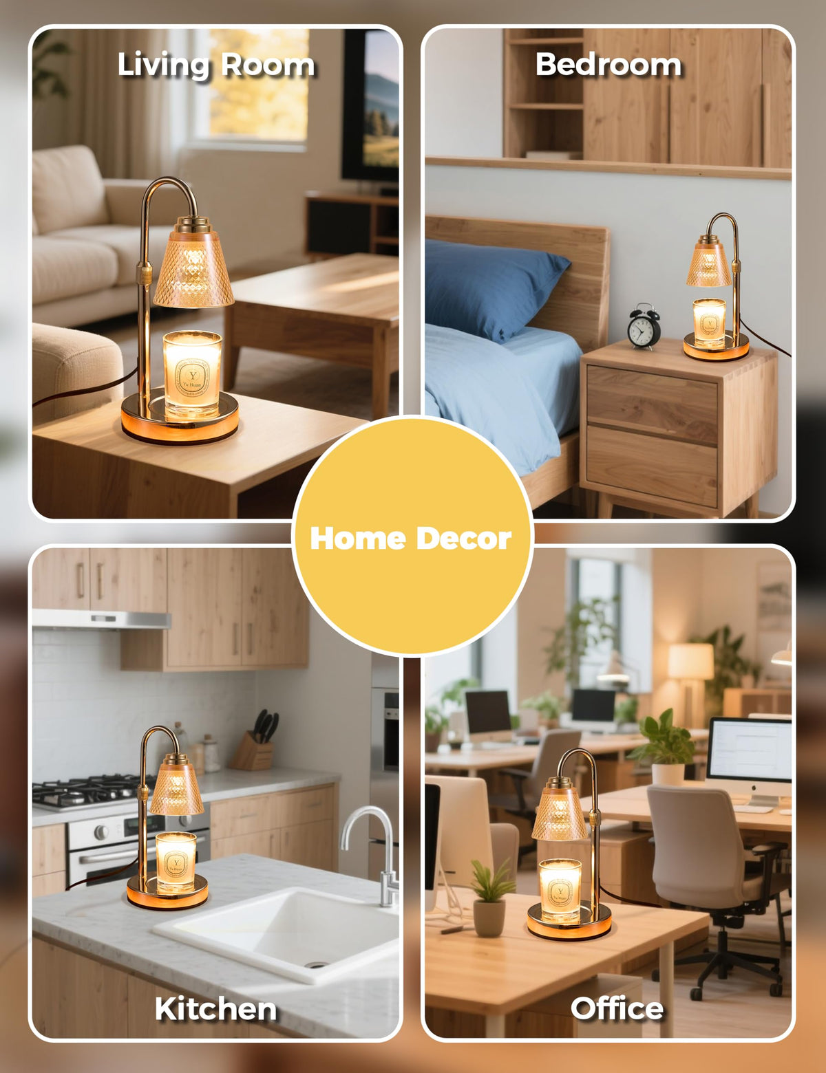 Candle Warmer Lamp with Timer Y406057