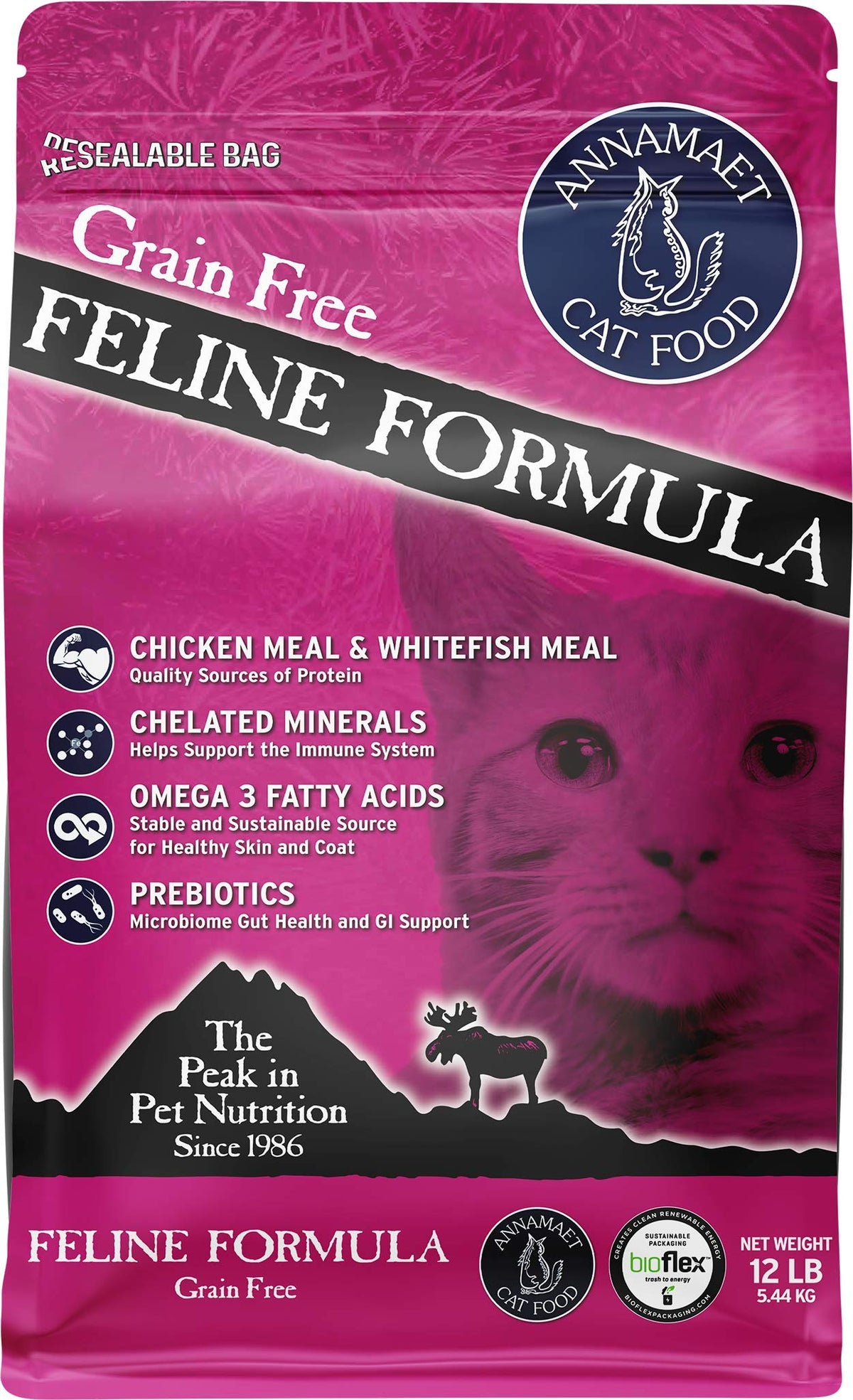 Grain-Free Chicken & Fish Dry Cat Food 12-lb Bag S921681