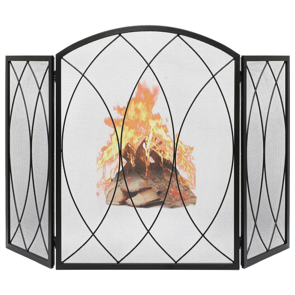Wrought Iron Fireplace Screen T883