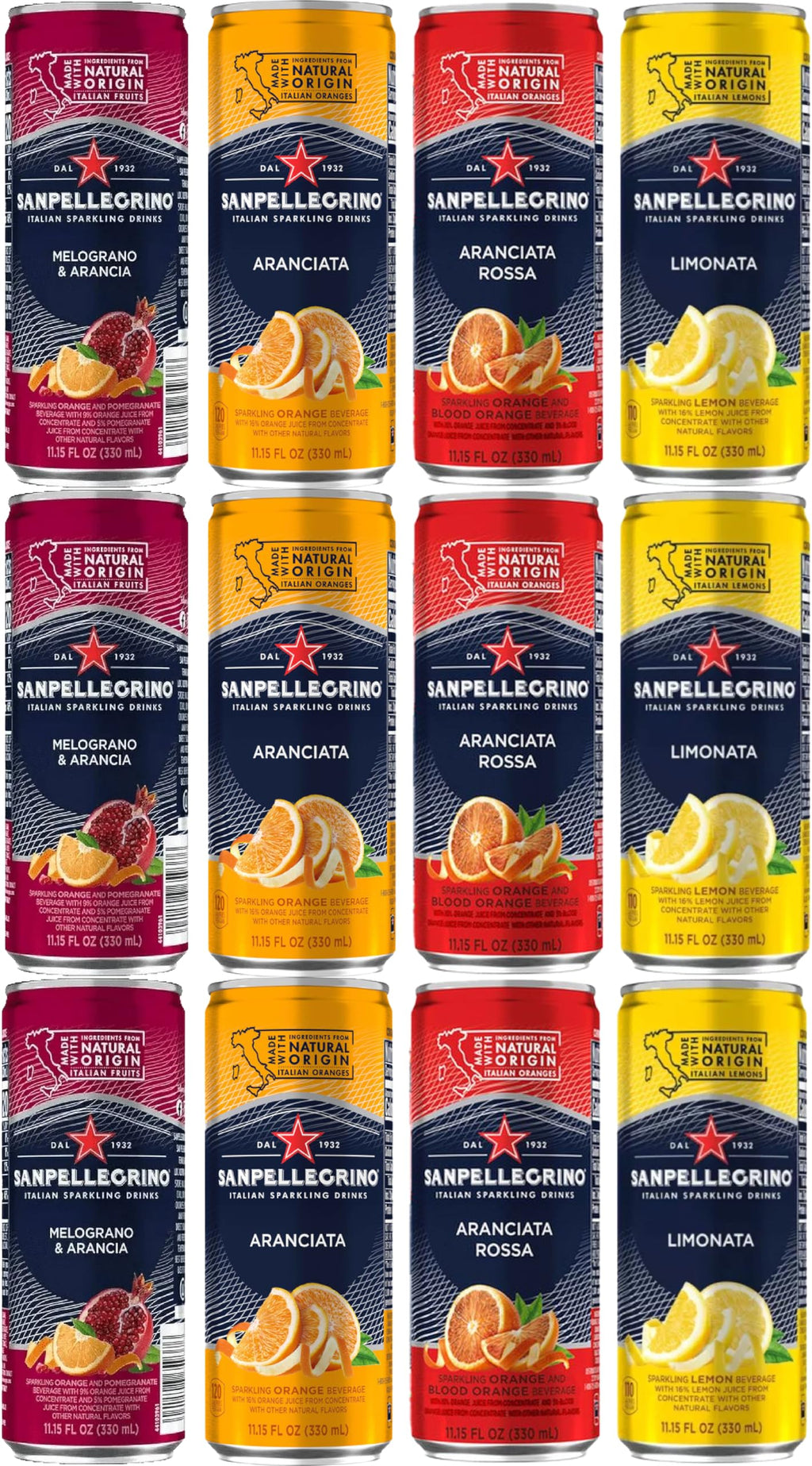 Sparkling Water Variety 4 Flavors 12 Pack Q695976