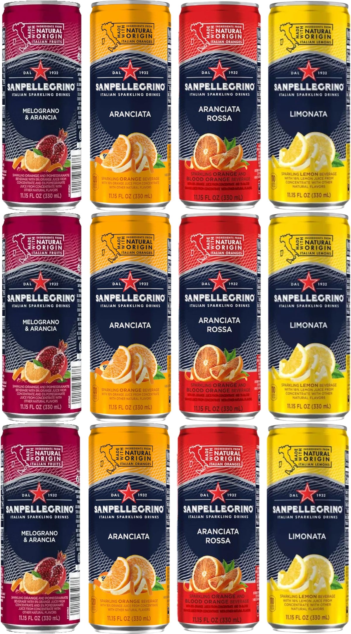 Sparkling Water Variety 4 Flavors 12 Pack Q695976